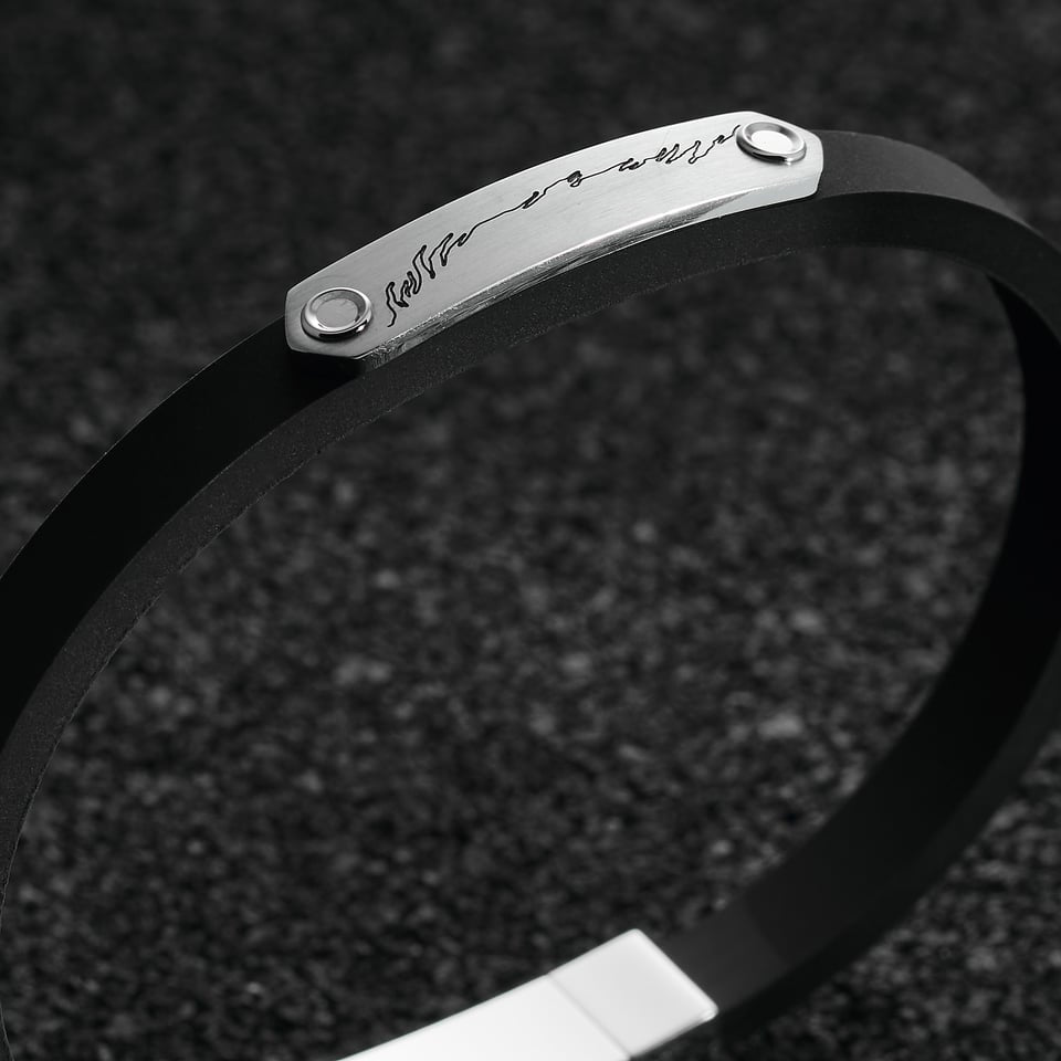 Stelvio Pass Strap Bracelet - Silver