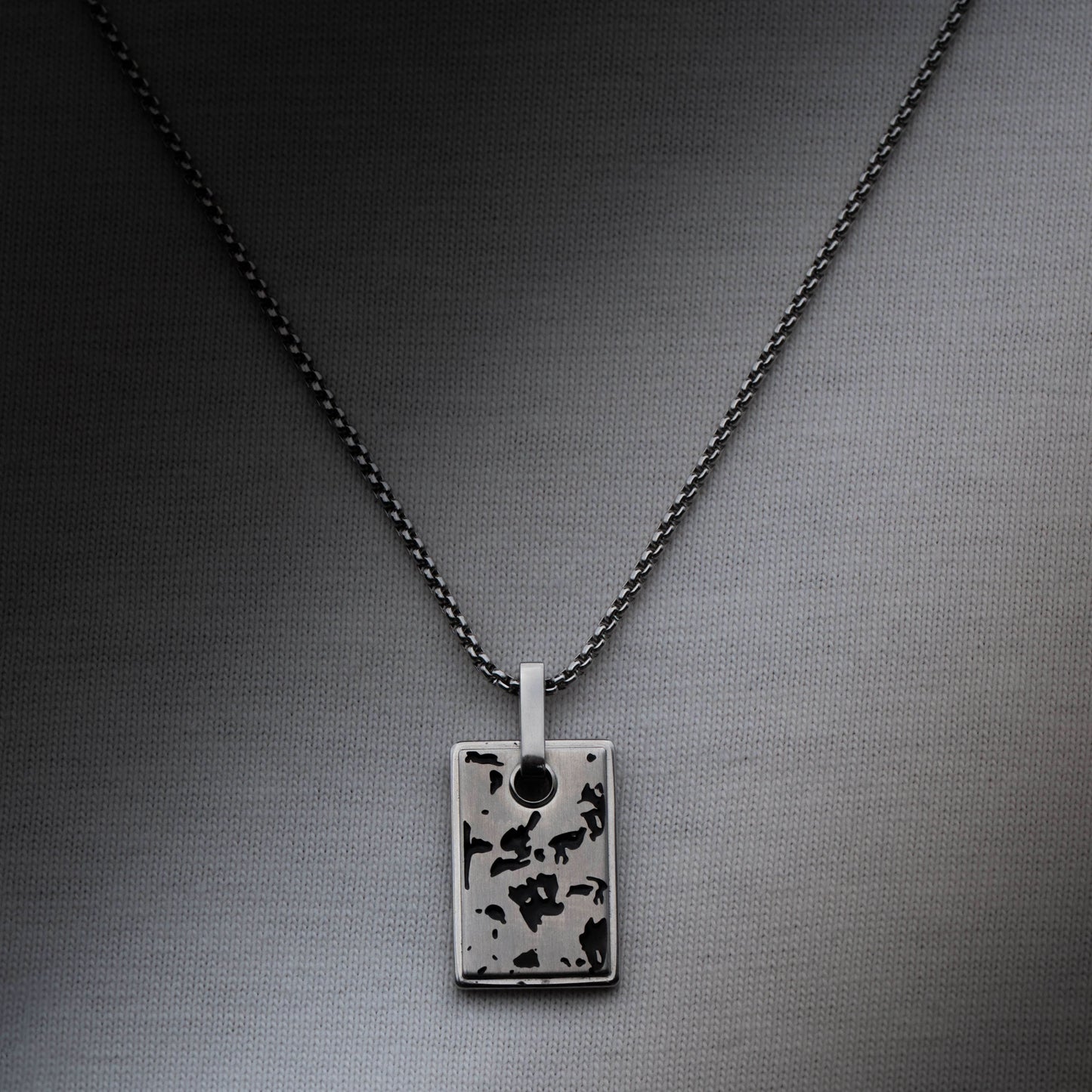 Open Road Pendant Square - Silver