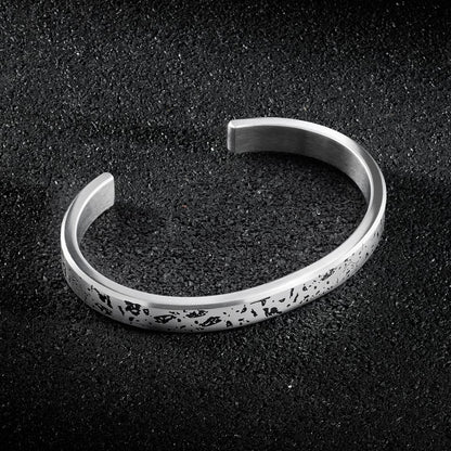 Open Road Cuff Bracelet - Silver