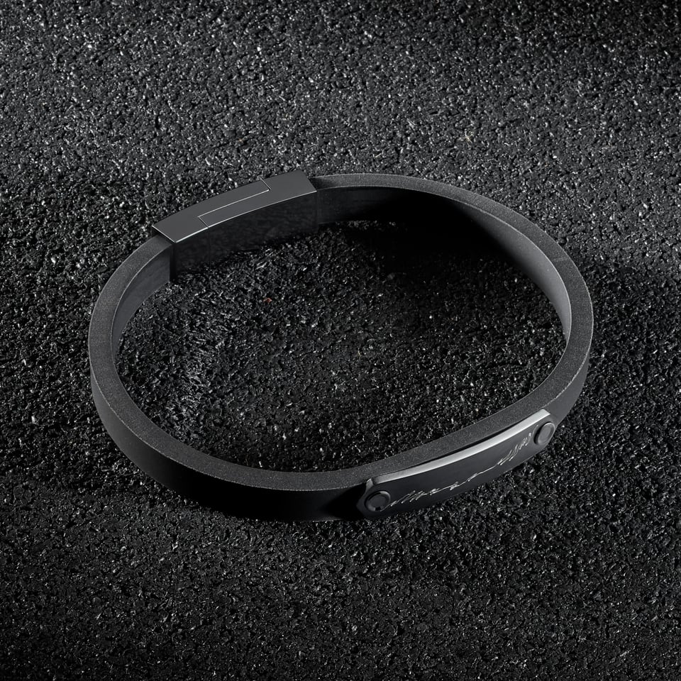 Stelvio Pass Strap Bracelet - Black