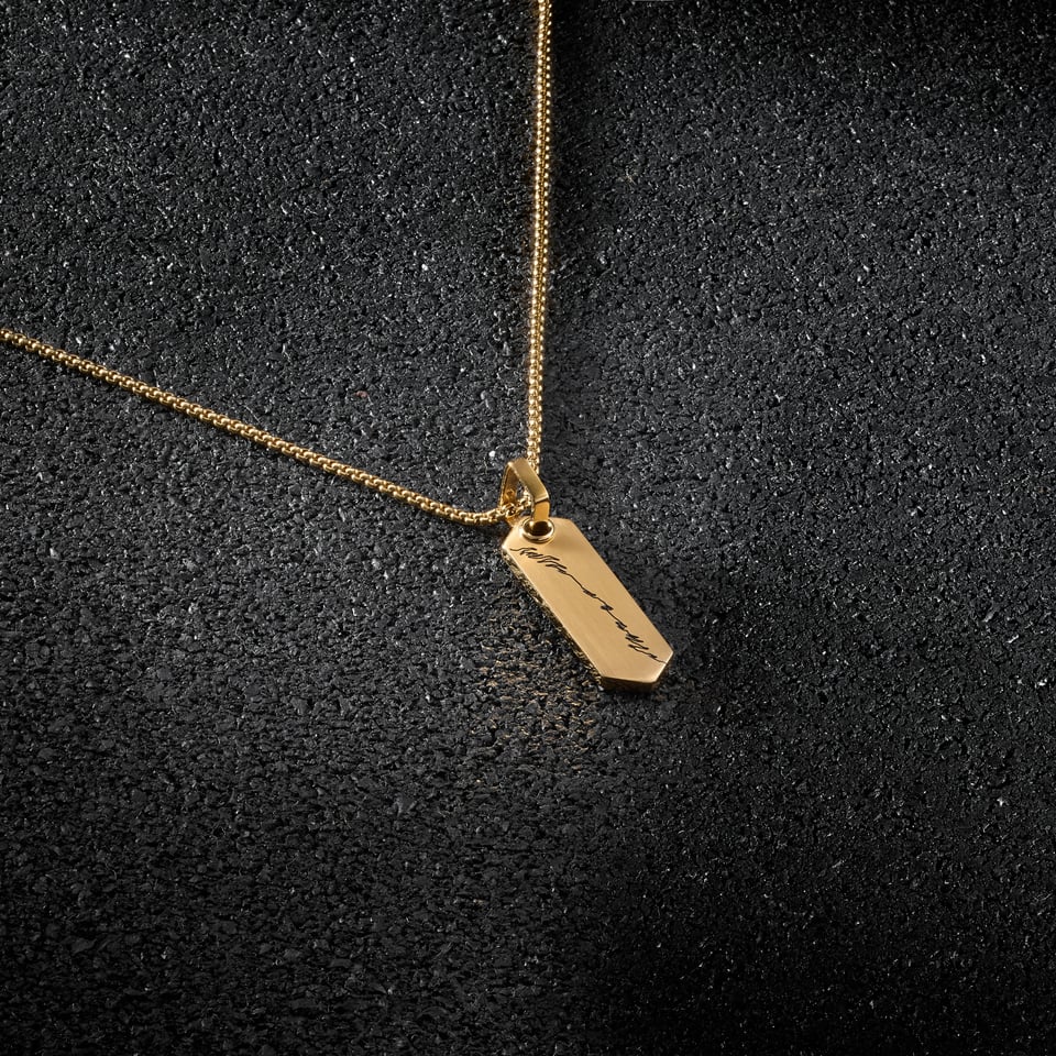 Stelvio Pass Pendant Diamond - Gold