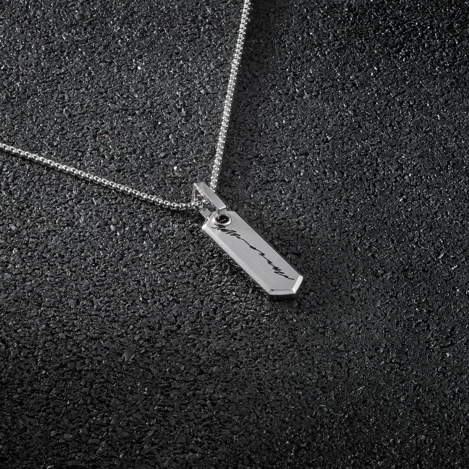 Stelvio Pass Pendant Diamond - Silver