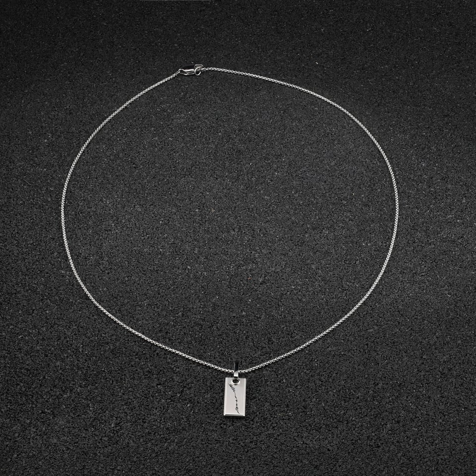 Stelvio Pass Pendant Square - Silver