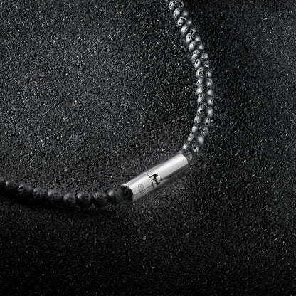 Tarmac Bead Necklace - White