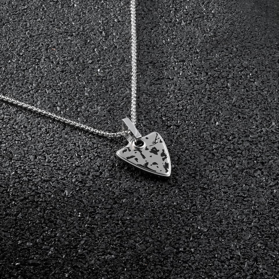 Open Road Pendant Shield - Silver