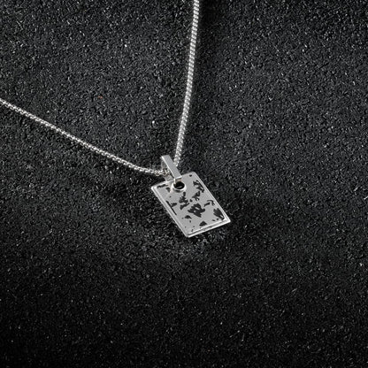 Open Road Pendant Square - Silver