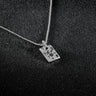 Open Road Pendant Square - Silver