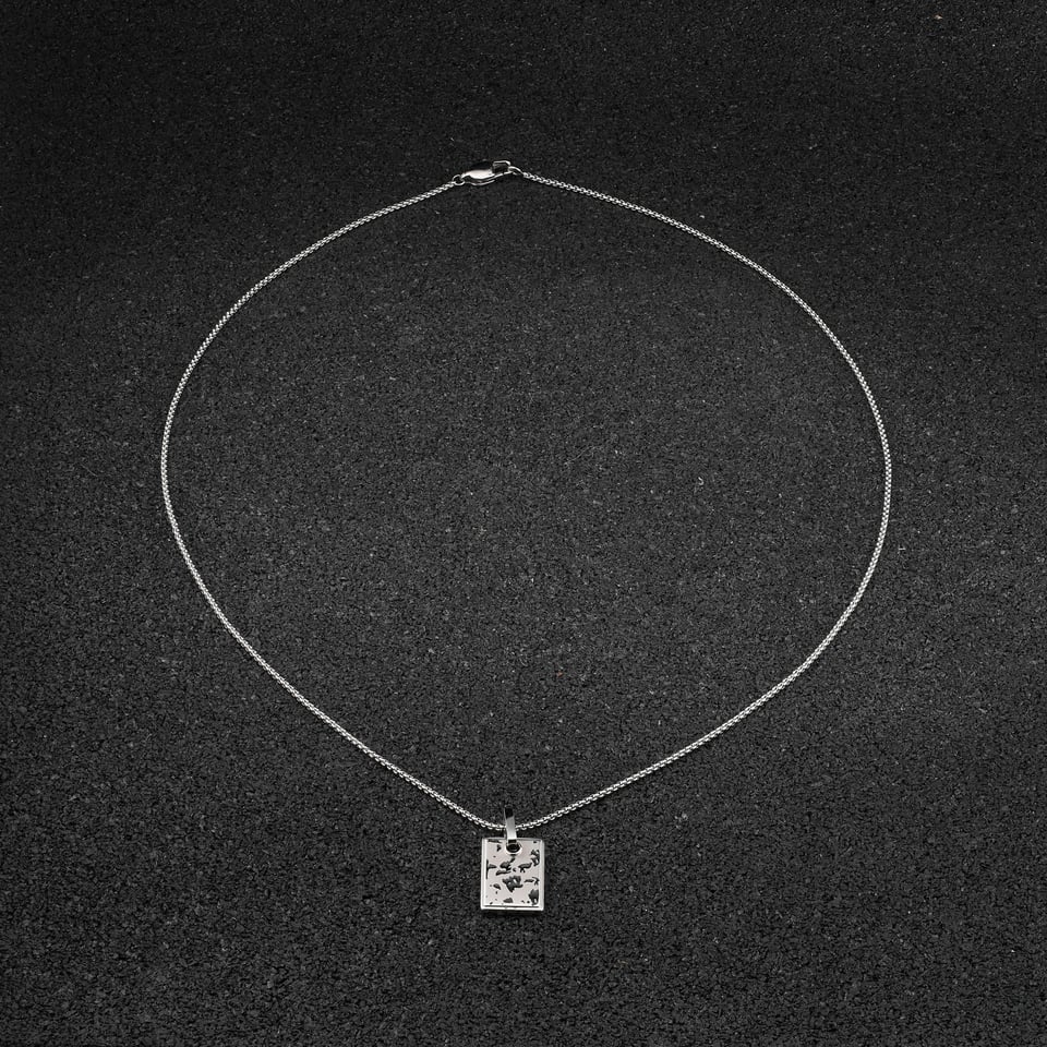 Open Road Pendant Square - Silver