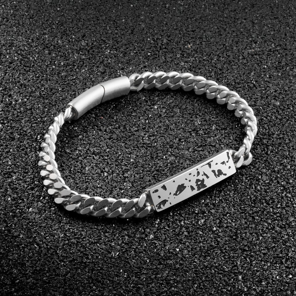 Open Road Cuban Bracelet - Silver