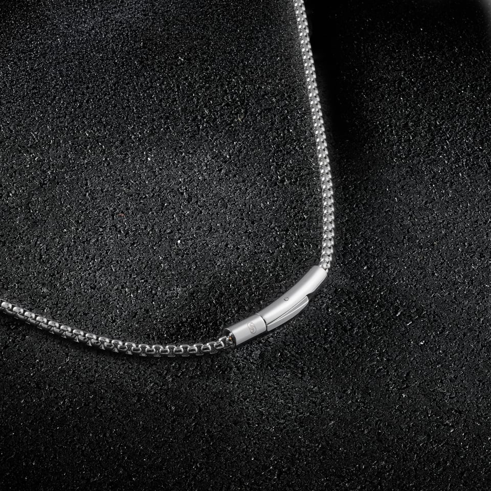 Stelvio Box Box Chain 3mm - Silver