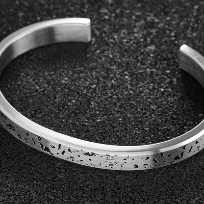 Open Road Cuff Bracelet - Silver