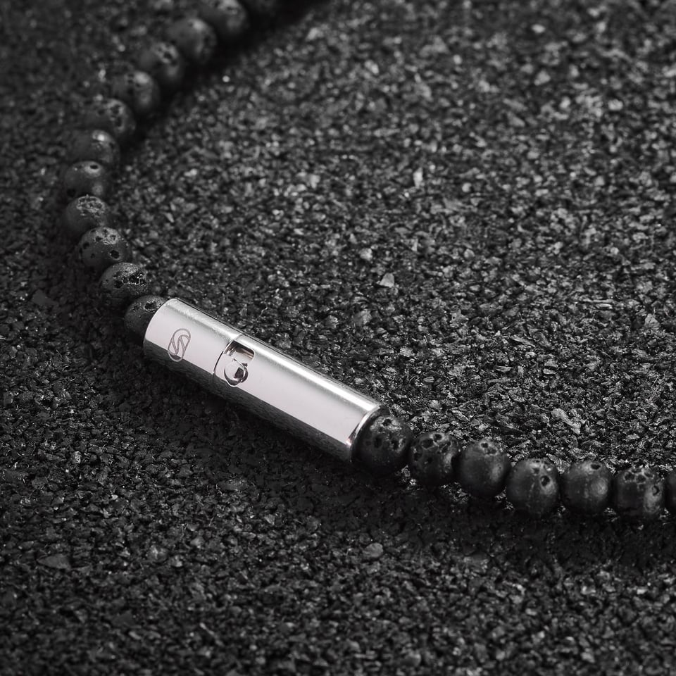 Tarmac Bead Bracelet - Red