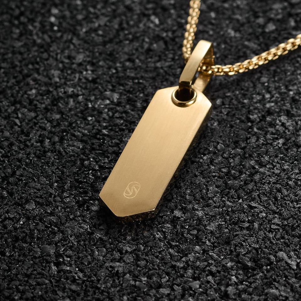 Stelvio Pass Pendant Diamond - Gold