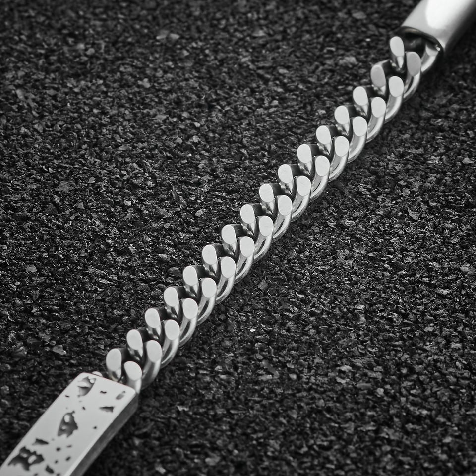 Open Road Cuban Bracelet - Silver