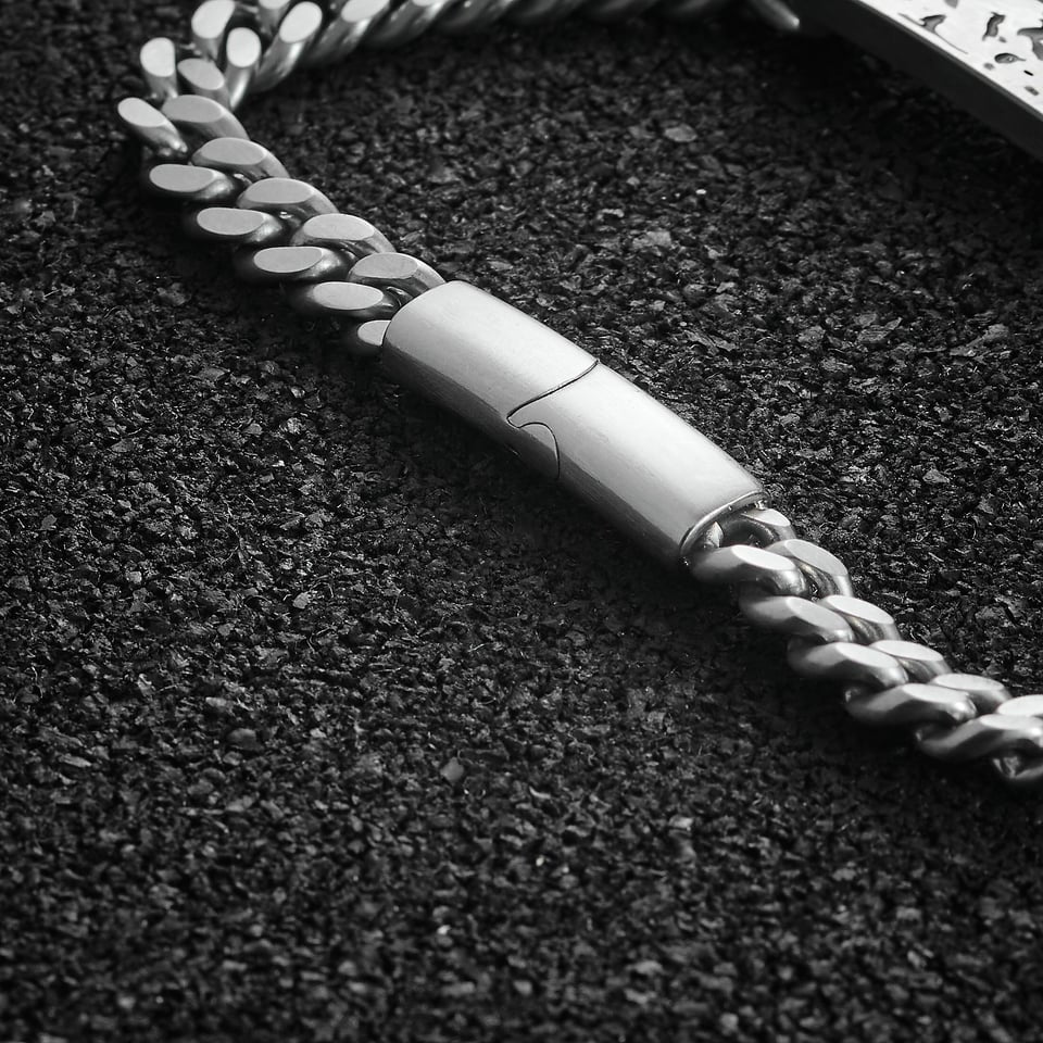 Open Road Cuban Bracelet - Silver