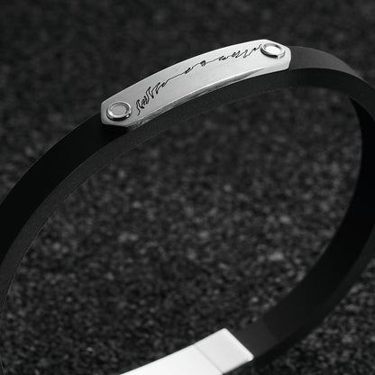 Stelvio Pass Strap Bracelet - Silver