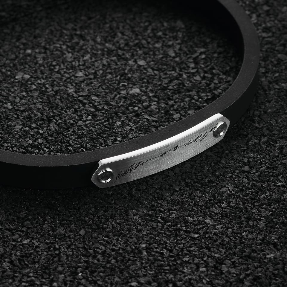 Stelvio Pass Strap Bracelet - Silver