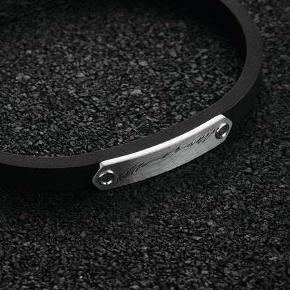Stelvio Pass Strap Bracelet - Silver
