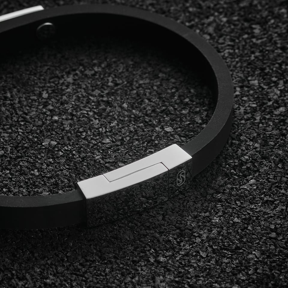 Stelvio Pass Strap Bracelet - Silver
