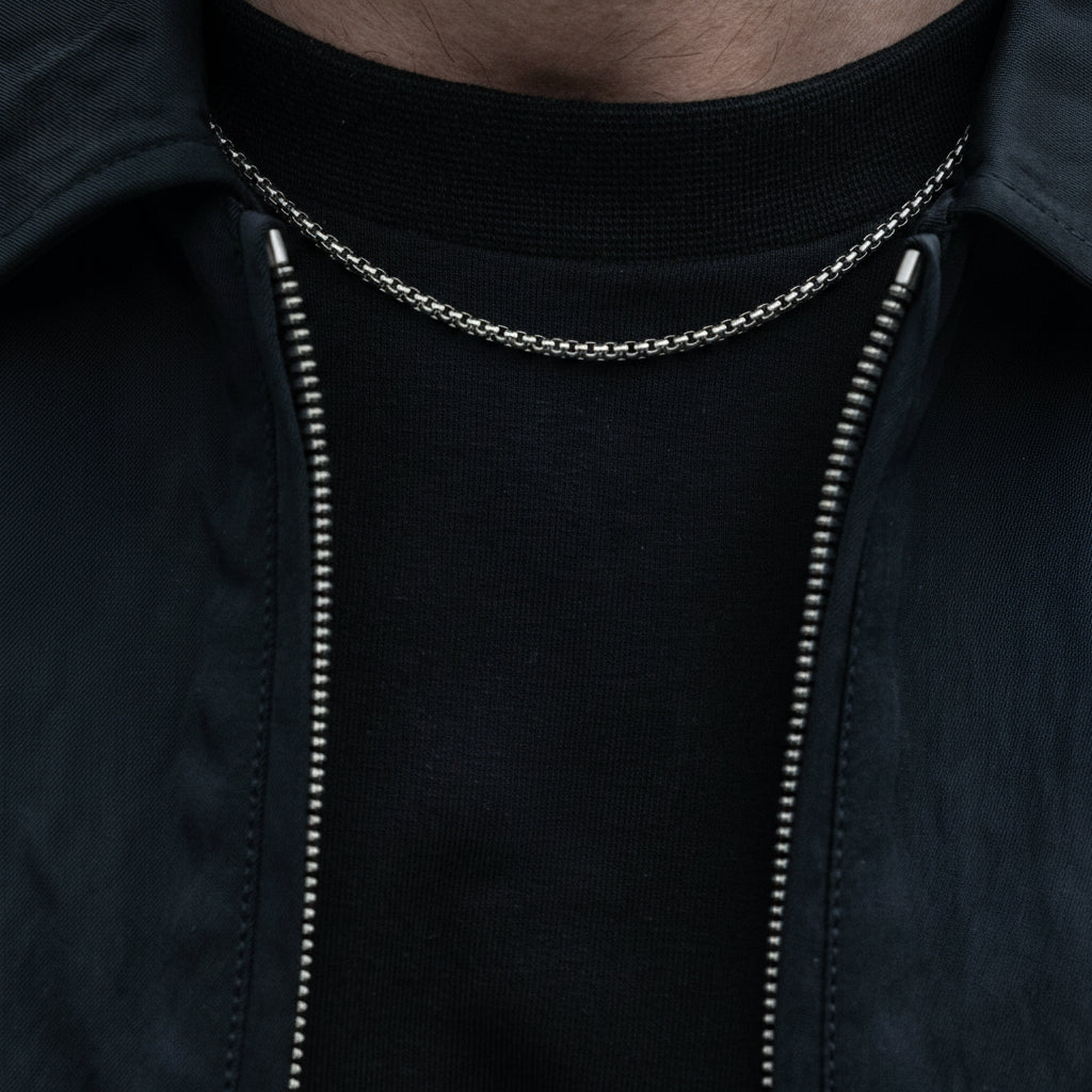 Stelvio Box Box Chain 3mm - Silver