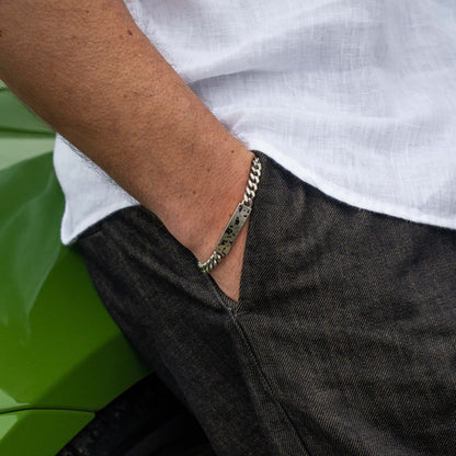 Open Road Cuban Bracelet - Silver