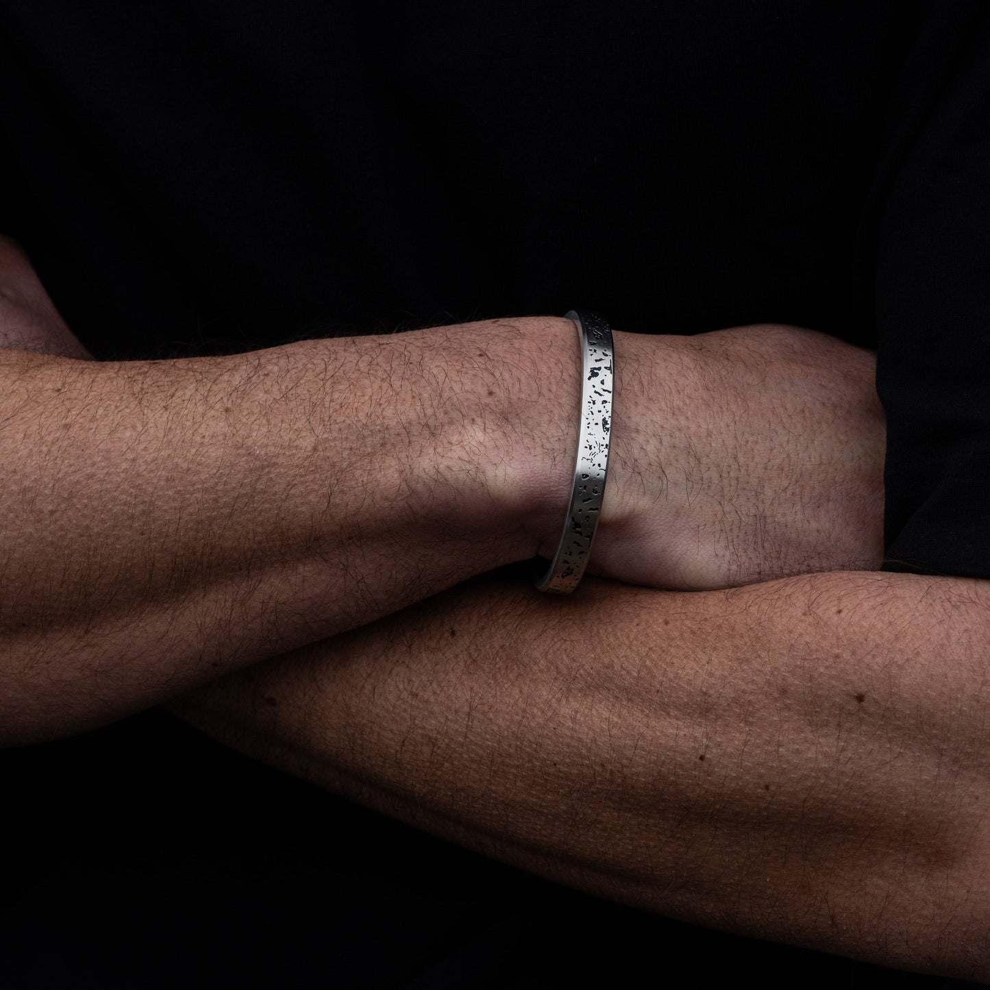 Open Road Cuff Bracelet - Silver