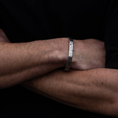 Open Road Cuff Bracelet - Silver