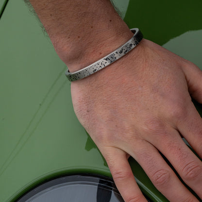 Open Road Cuff Bracelet - Silver