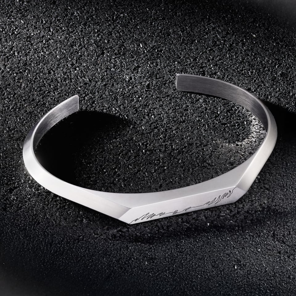 Stelvio Pass Cuff - Silver