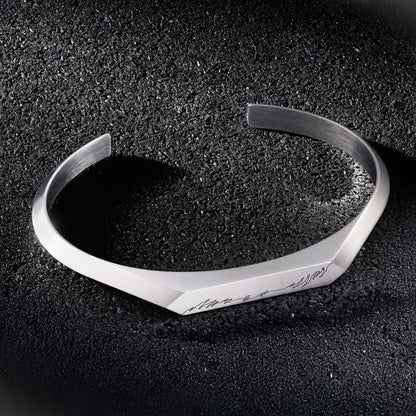 Stelvio Pass Cuff - Silver