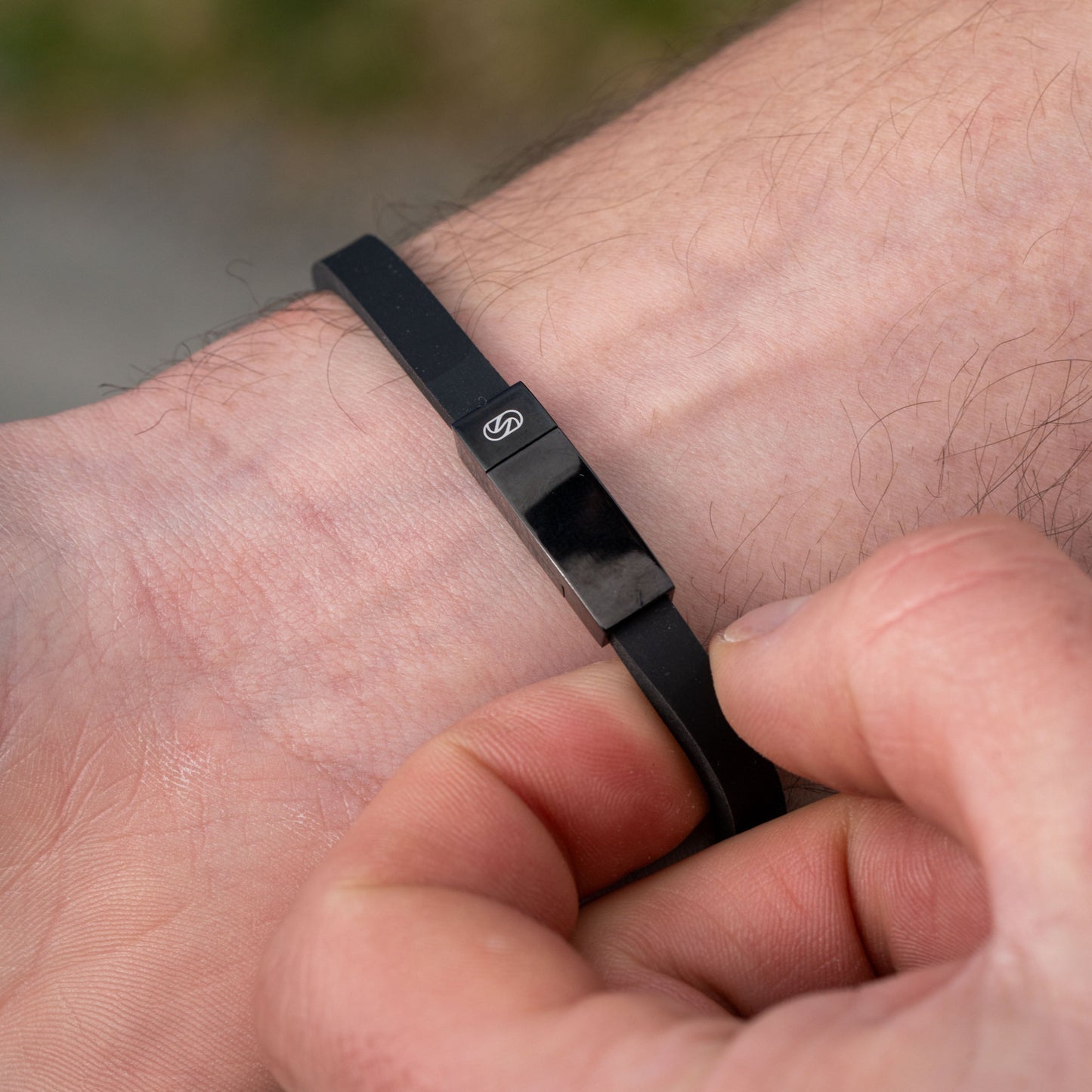 Stelvio Pass Strap Bracelet - Black