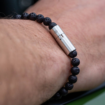 Tarmac Bead Bracelet - Red