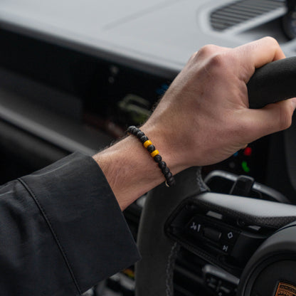 Tarmac Bead Bracelet - Yellow